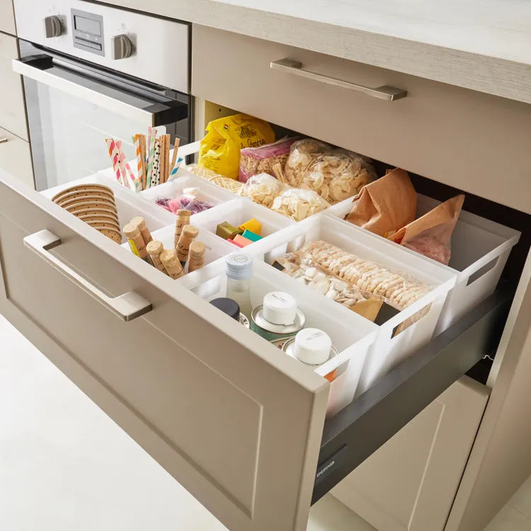 Boîte plastique transparent pour barre de crédence DELINIA ID