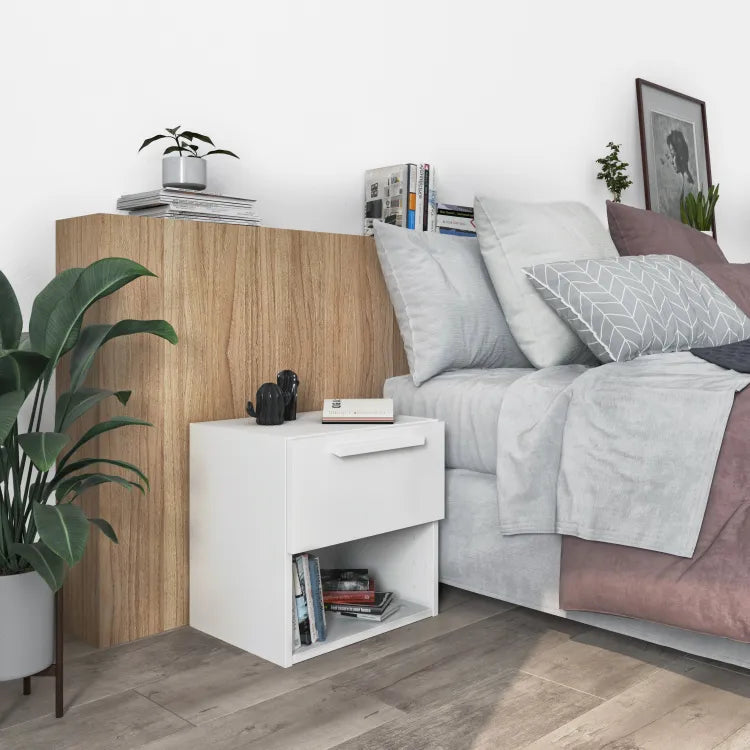 Poignée de meuble SPACEO entraxe 190 mm bois mat