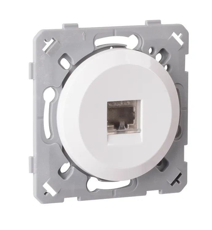 Prise rj45, à assembler Epure, blanc