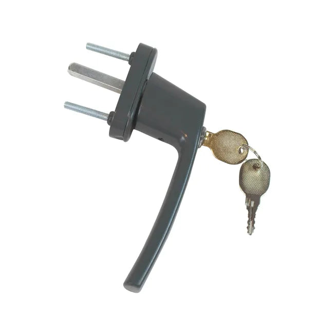 Poignée de fenêtre à clé KINTECH Keys, aluminium