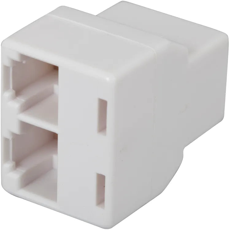 Raccord rj45 / rj11 femelle / femelle blanc EVOLOGY