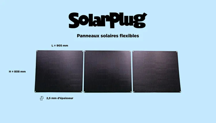 Kit panneau solaire souple, 405W SOLARPLUG