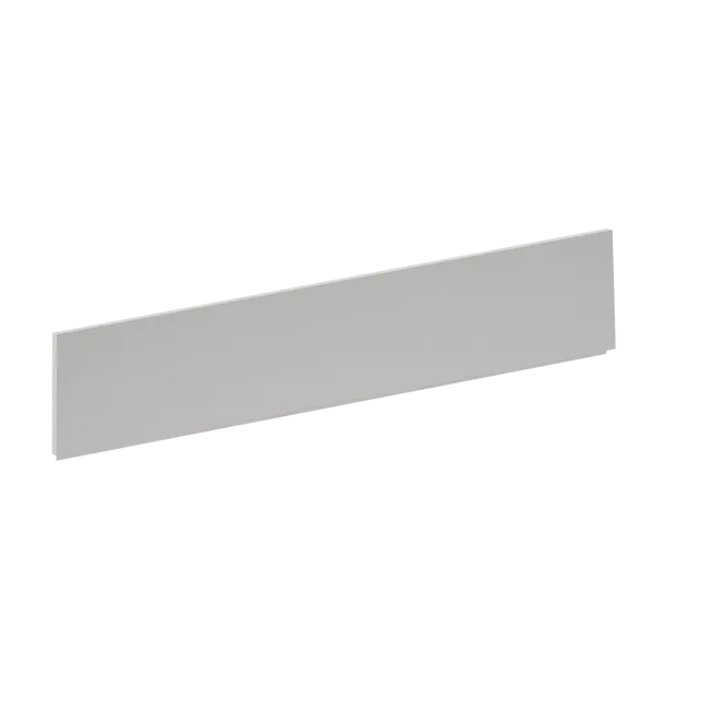 Plinthe de cuisine Vienne, gris clair, H.10 cm x L.2.4 m x Ep.13 mm Délinia ID