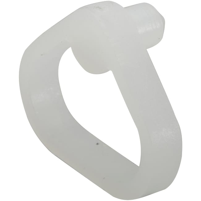 Lot de 8 taquets à enfoncer, pvc blanc, Diam.5 mm