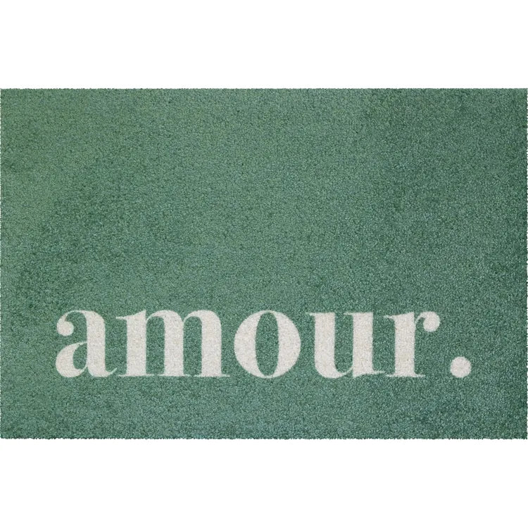 Tapis dallas amour vert 40x60cm