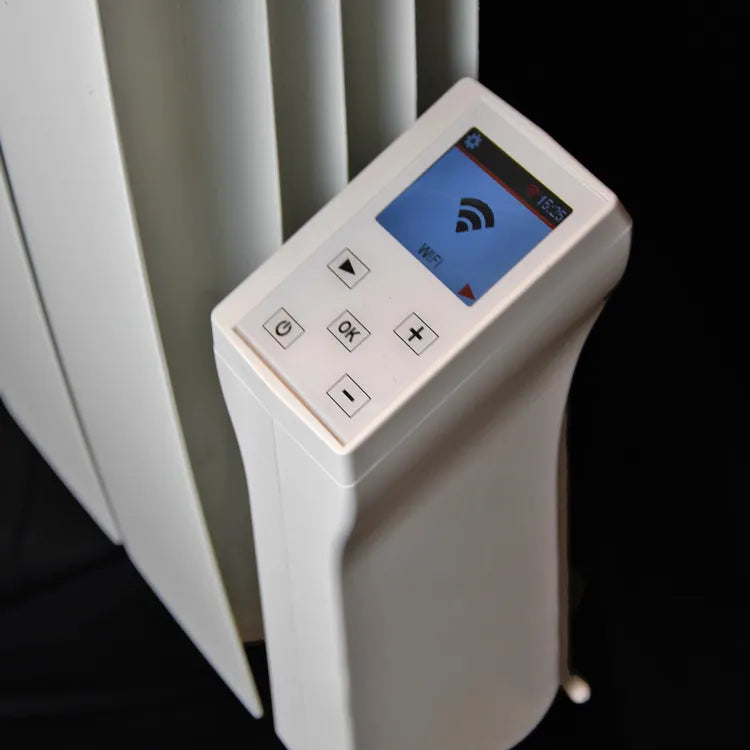 Radiateur électrique connecté à inertie fluide 1800W DELTACALOR Monza wifi