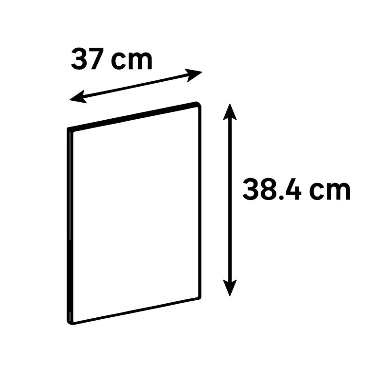 Joue Roma effet chêne mat H.38.4 x l.37 cm