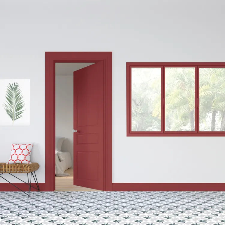 Peinture fenêtre grenat satin MAISON DECO Relook 0.5l