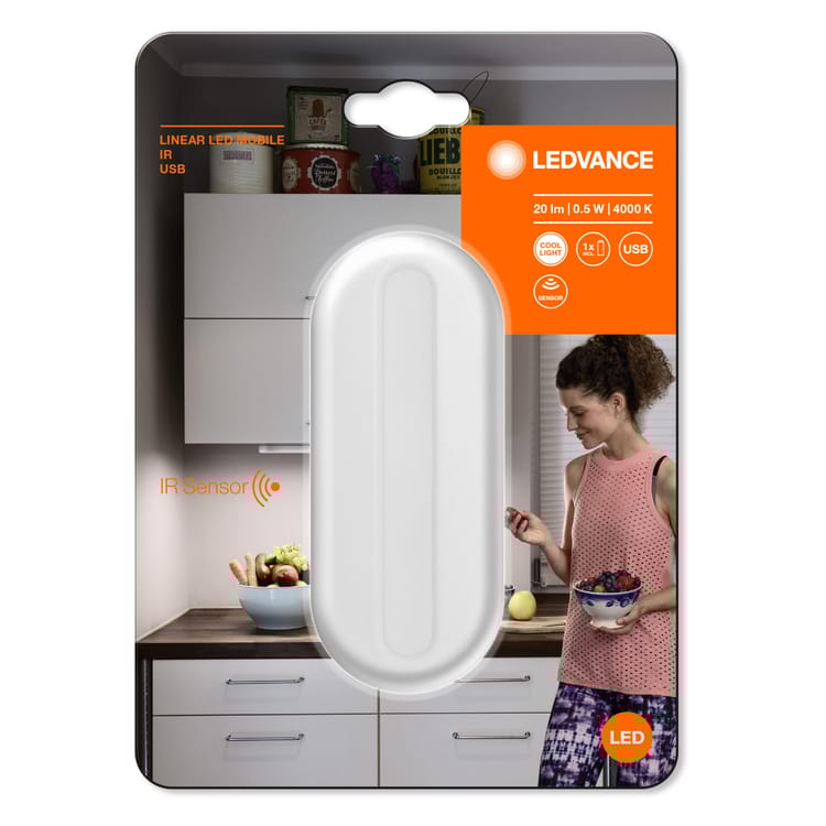 Eclairage intérieur de meuble à détection USB Linear 20 Lumen LEDVANCE