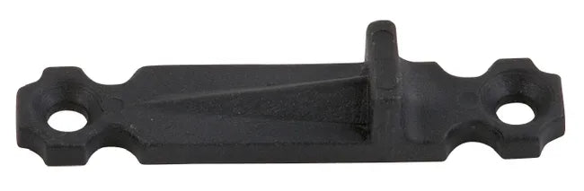 Lot de 2 protecteurs d'arrêt de volet pvc zingué, H.75 x L.15 x P.12 mm