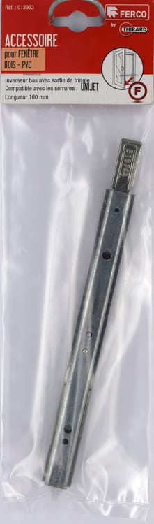 Inverseur à encastrer pour serrure multipoint encastrée, FERCO gris
