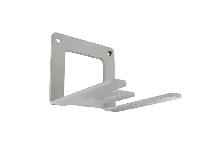 Equerre Flybook acier epoxy blanc, H.7.3 x P.9 cm