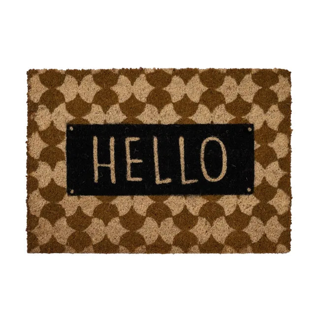Tapis coco imp hello 40x60cm