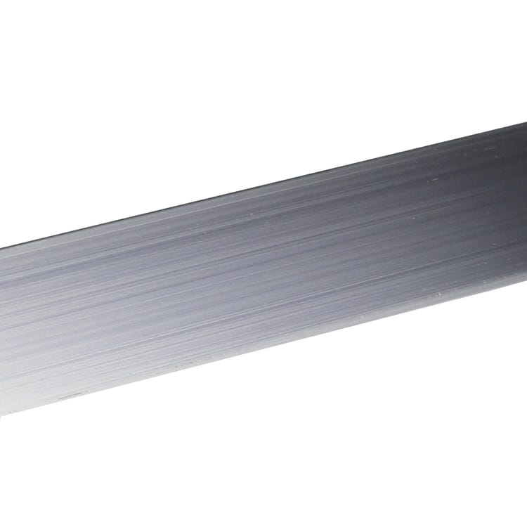 Plat aluminium brut argent lisse, L.2600 mm