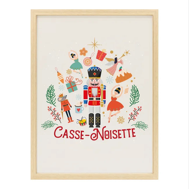 Image encadrée Casse-Noisette CEANOTHE l.30 x H.40 cm