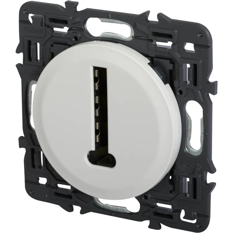Prise téléphone, à assembler, LEGRAND Céliane, blanc