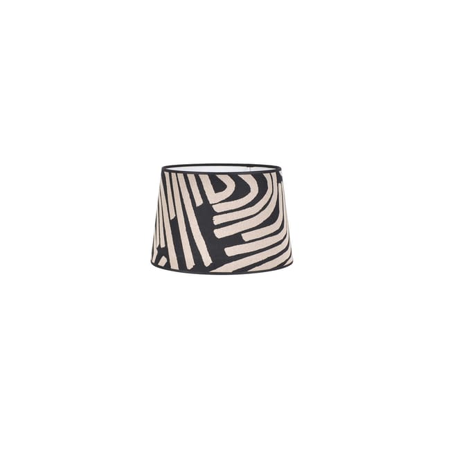 Abat-jour Faa Nairobi H.14 cm, Diam.20 cm polyester, nairobi noir COREP