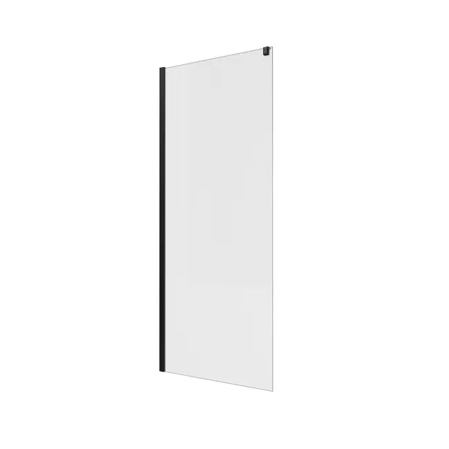 Paroi latérale pour porte coulissante transparente, l.78 cm, Ep.8 mm noir Neo