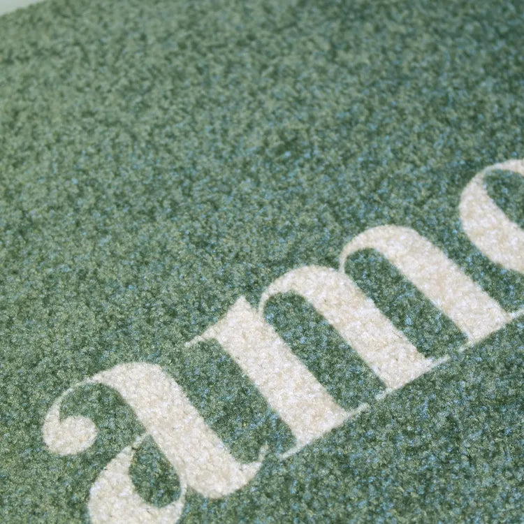 Tapis dallas amour vert 40x60cm