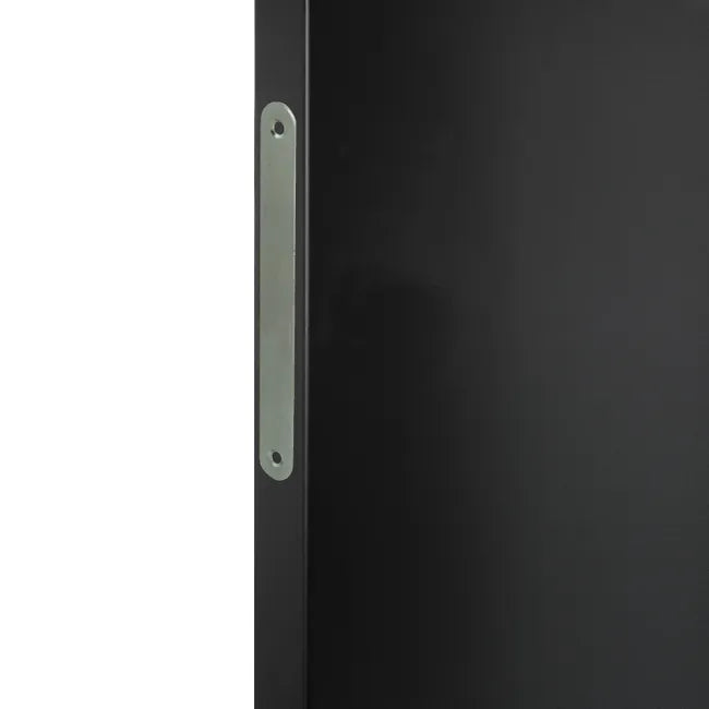Platine acier chromé gris