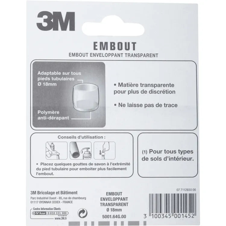Lot de 4 embouts en plastique 3M