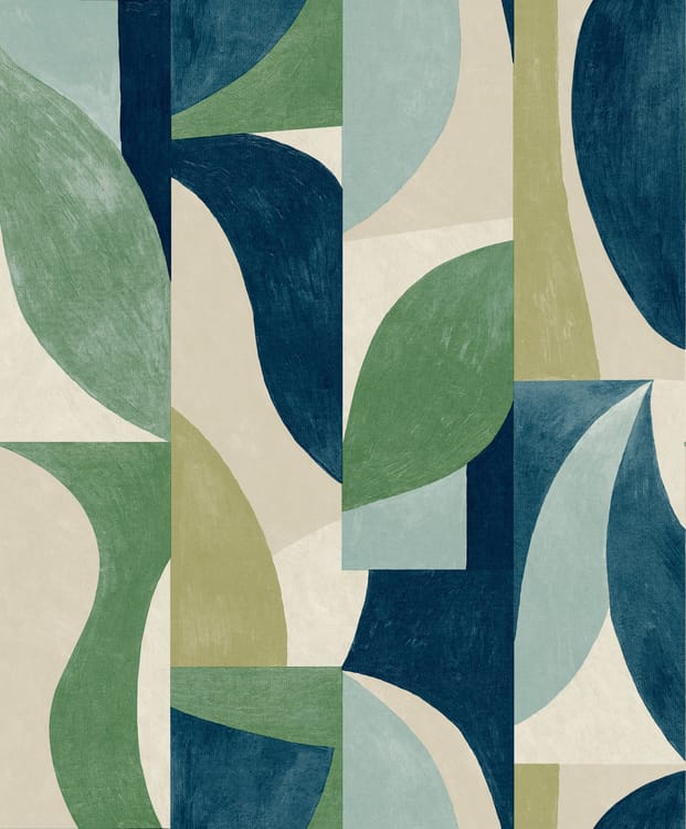 Papier peint intissé Dufy vert