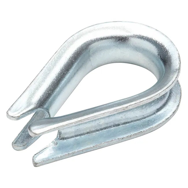 Cosse coeur acier zingué, STANDERS x L.70 x l.48 mm