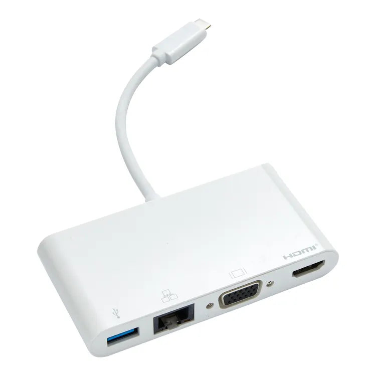 Adaptateur usb type c / hdmi rj45 usb type c, 0.2 m EVOLOGY