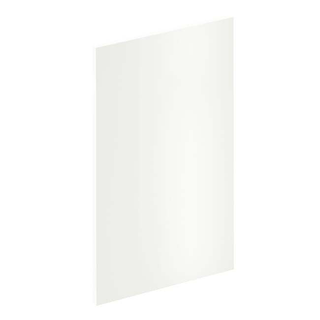 Façade de tiroir de cuisine Sevilla blanc brillant H.63.7 x l.39.7 cm