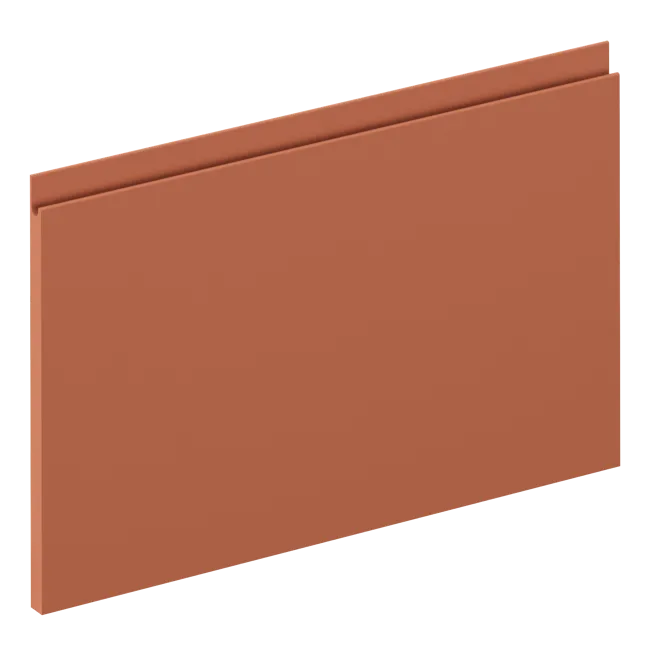 Façade de tiroir de cuisine Tokyo terracotta mat H.38.1 x l.59.7 cm