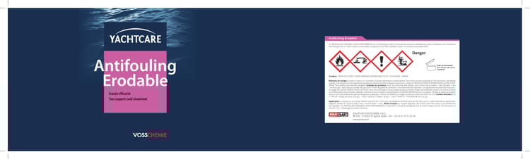 Peinture Pro antifouling matrice dure YACHTCARE blanc 2.5L