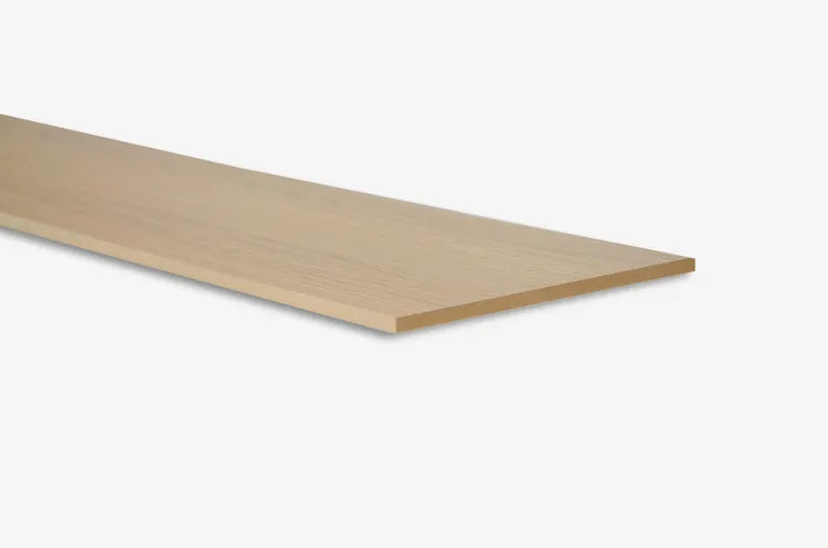 Lot de 2 contremarches pour rénovation escalier chêne clair, L.100 x l.20 cm