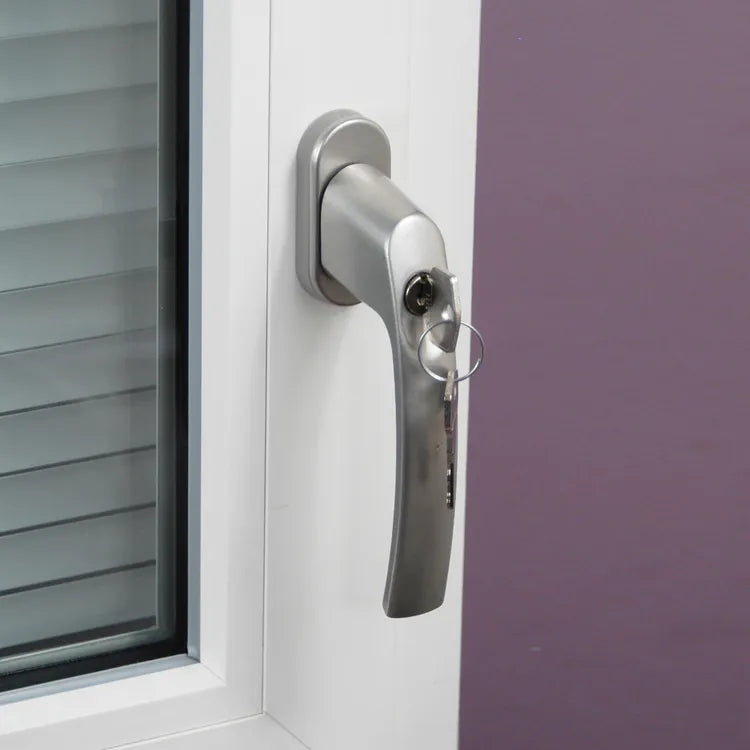 Crémone CHRISLIGNE Oscillo-battant à clé, aluminium verni gris
