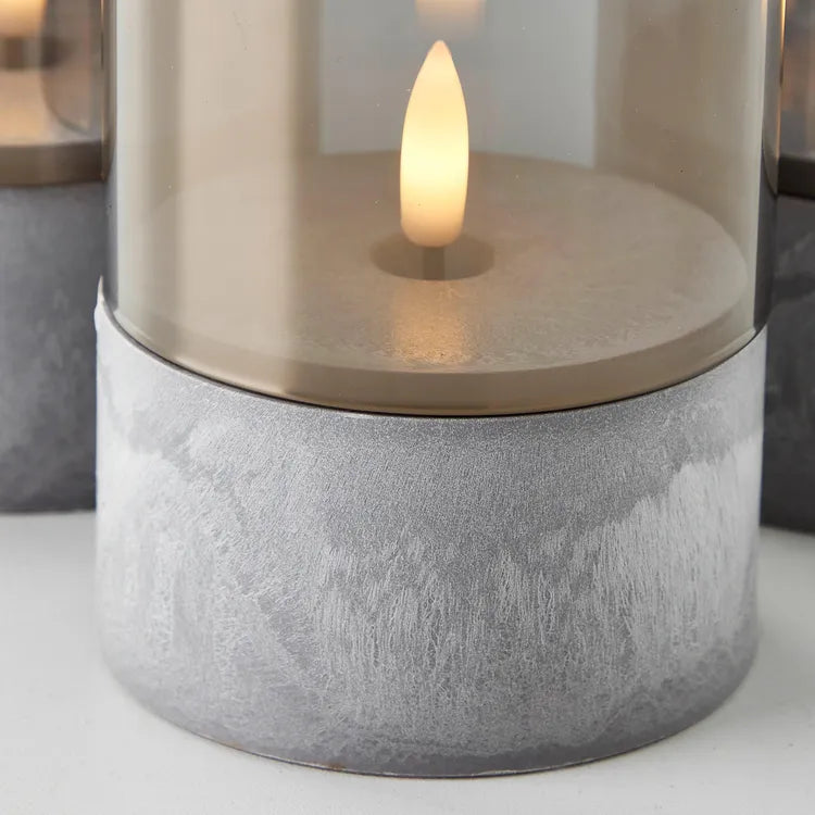 Lot de 3 bougies Led à piles, effet flamme, BRELIGHT