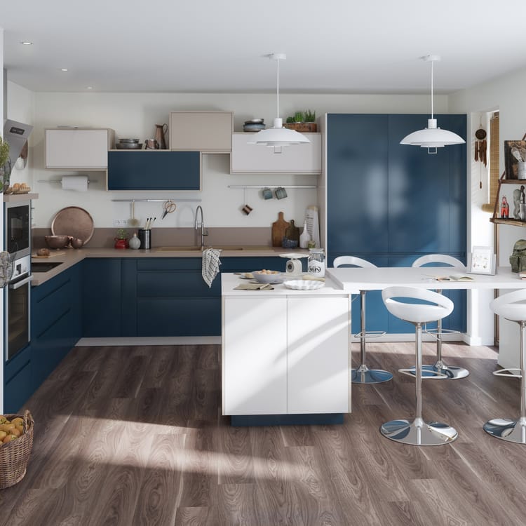 Joue Osaka blanc calcaire brillant H.76.8 x l.36.7 cm