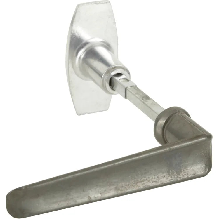 Bouton et béquille pour serrure en applique horizontale, carré 6mm/adaptateur7mm