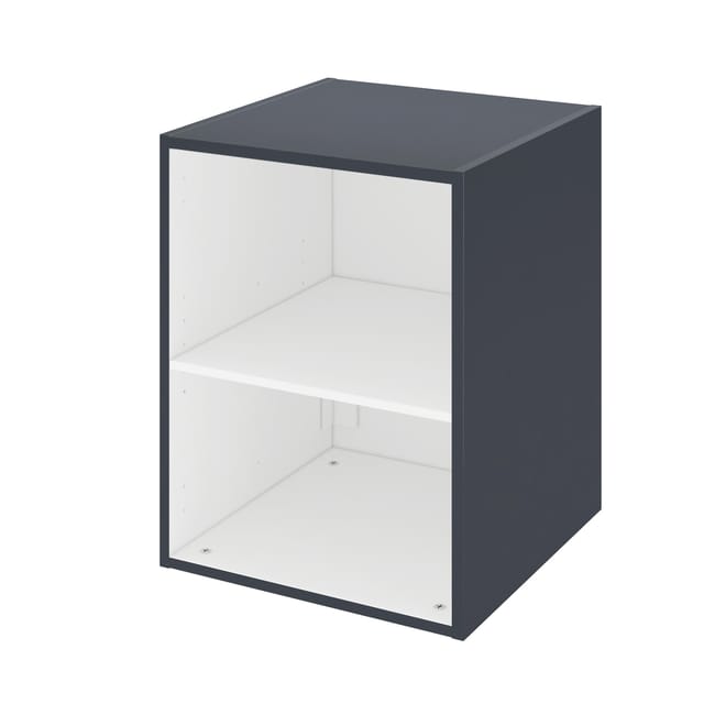 Caisson meuble haut / bas l.45 x H.58 x P.46 cm, gris, Remix