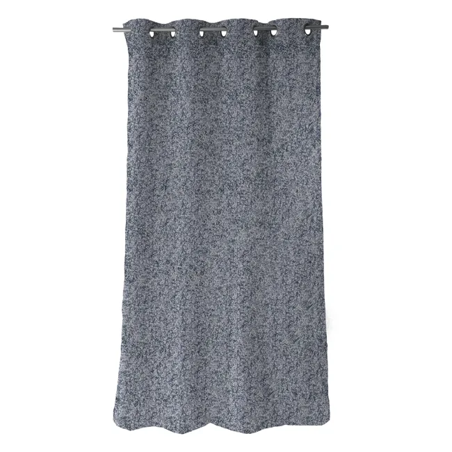 Rideau tamisant, Chine bleu l.140 x H.250 cm