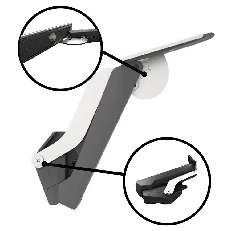 Lot de 2 Relevables ouverture à angle droit à partir de l.45xH.26cm