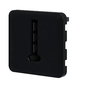 Cache prise téléphone Cosy, LEXMAN noir-noir n°0 mat