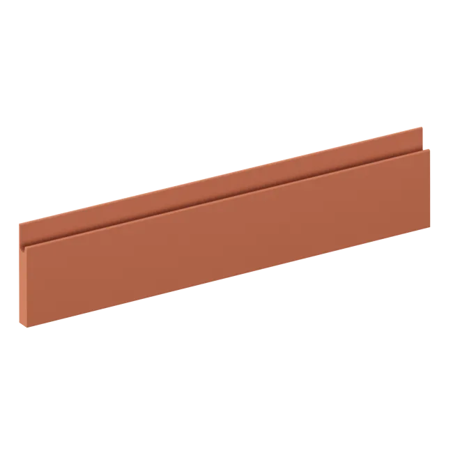 Façade de tiroir de cuisine Tokyo terracotta mat H.12.5 x l.59.7 cm