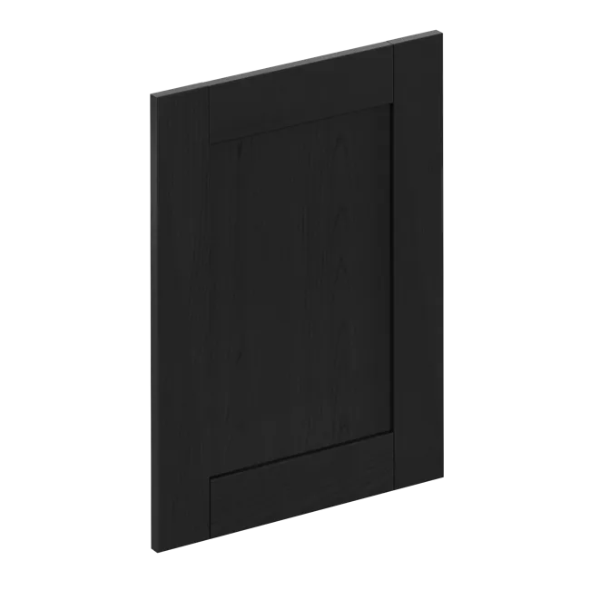 Porte de cuisine Chicago noir mat H.60.5 x l.44.7 cm