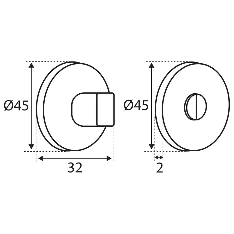 2 rosaces adhésives LINEA BERTOMANI conda/déconda Chemin fer laiton satiné G6