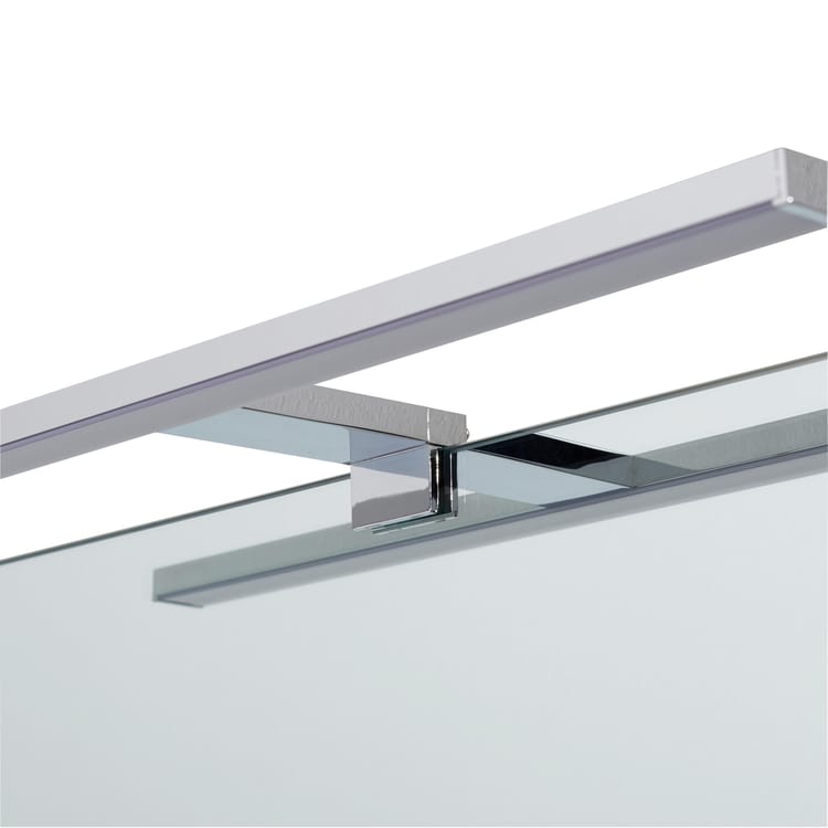 Applique LED salle de bain Slim, L.50 cm 600 lumens blanc neutre, chrome Inspire