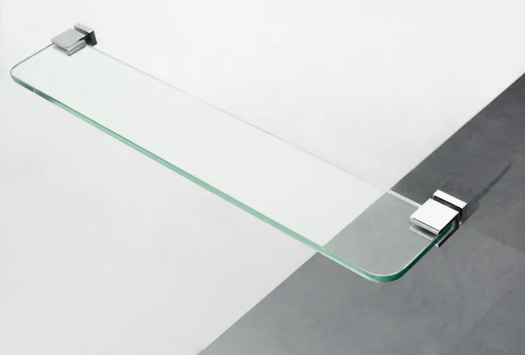 Tablette en verre chromé, 60 cm Remix