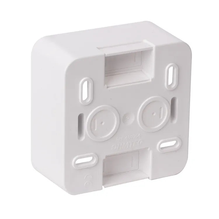 Cadre saillie 1 poste Epure, OHMTEC, blanc
