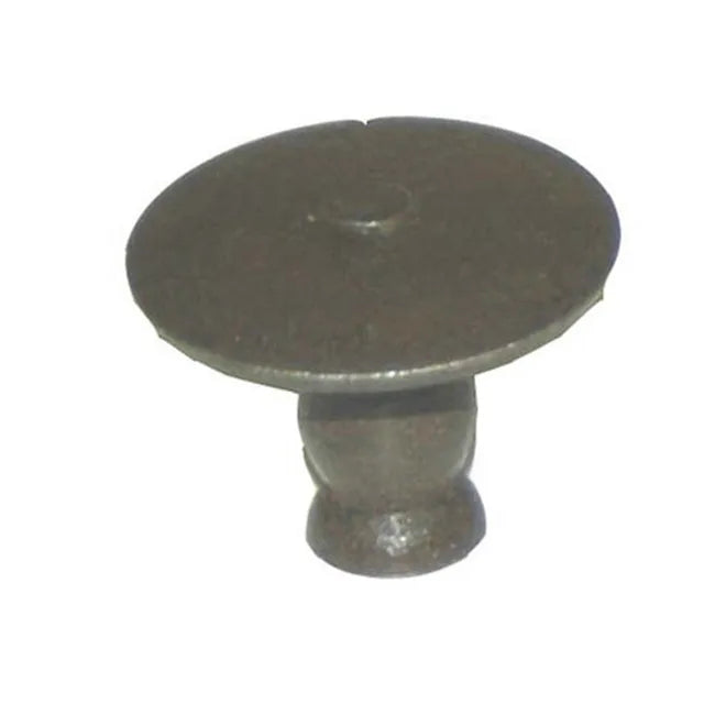 Bouton de meuble rond Lentille, zamak marron, Diam.35 mm