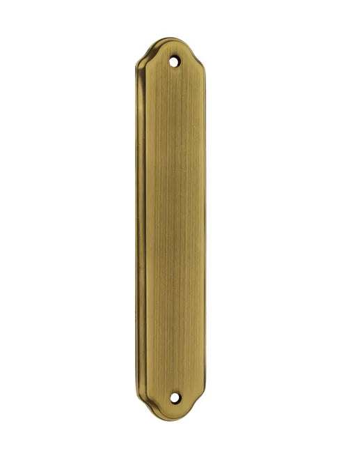 Plaque de propreté laiton patiné x l.4.5 x H.22.5 cm