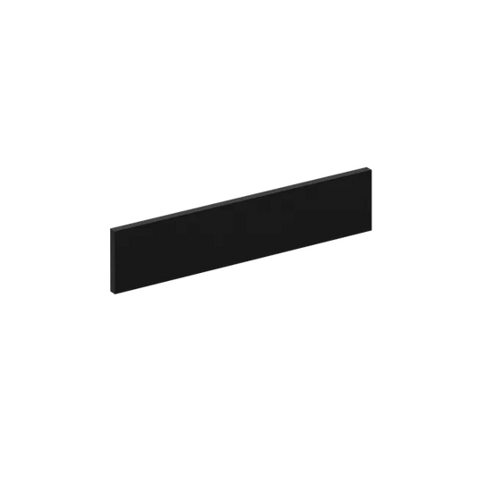 Façade de tiroir de cuisine Sofia noir mat H.12.5 x l.59.7 cm