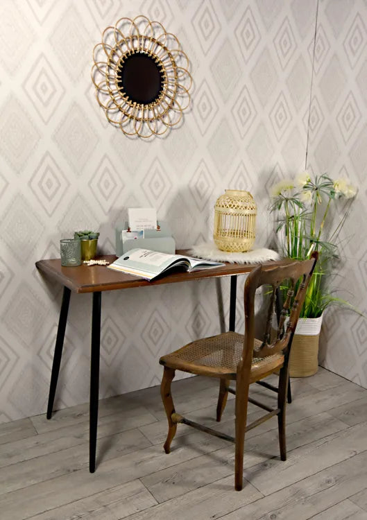 Pied de table CIME Incline noir diamètre 3.2 cm x hauteur 71 cm